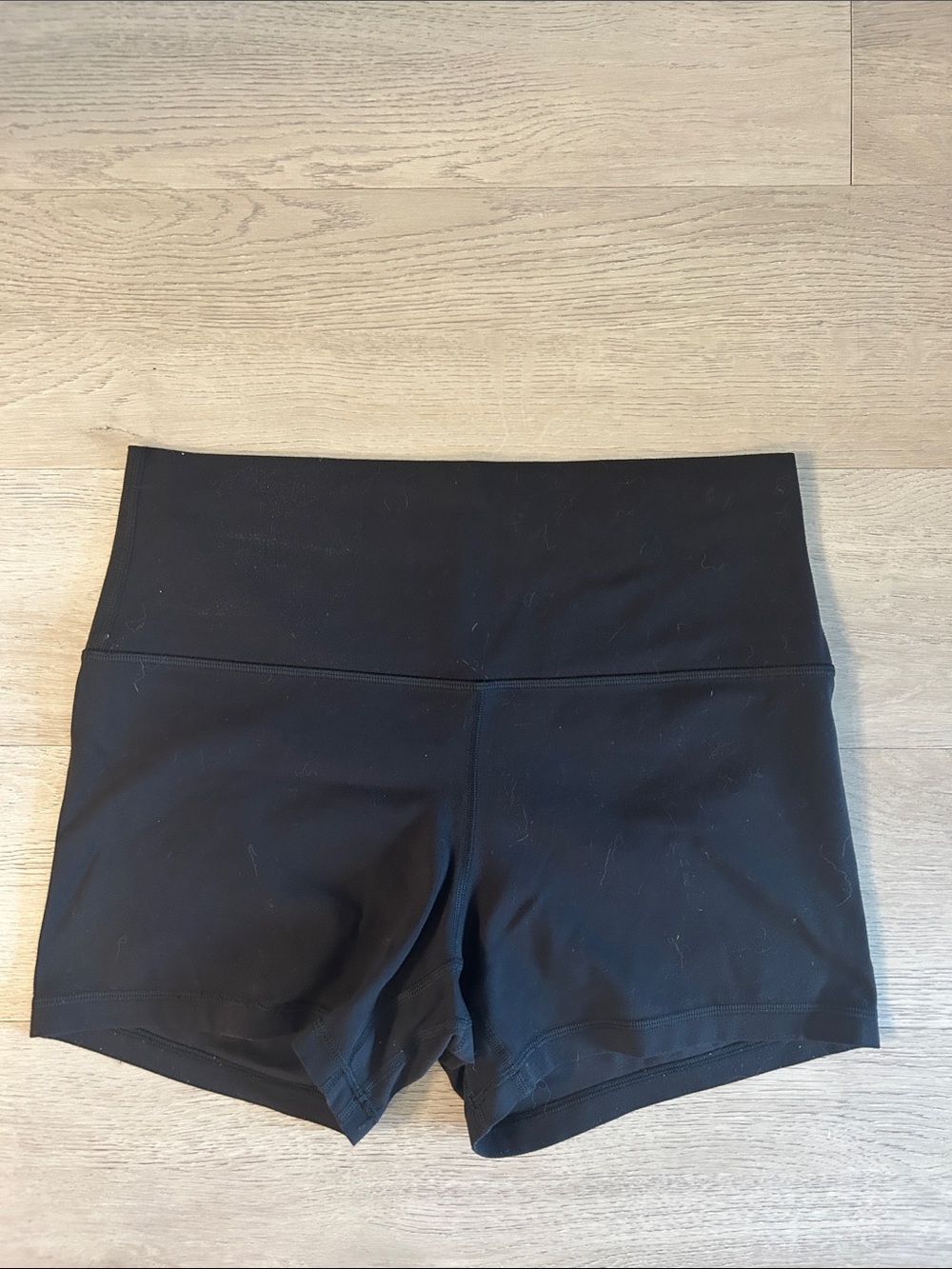 lululemon athletica Black High-Rise Bike Shorts